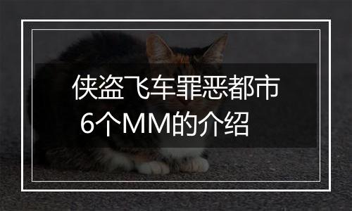 侠盗飞车罪恶都市 6个MM的介绍