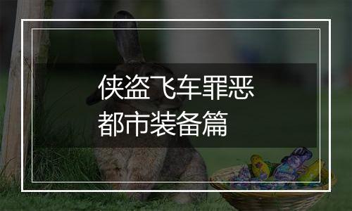 侠盗飞车罪恶都市装备篇