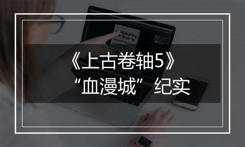 《上古卷轴5》“血漫城”纪实