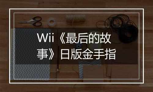 Wii《最后的故事》日版金手指