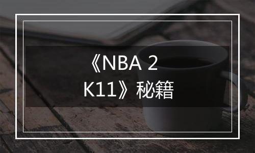 《NBA 2K11》秘籍