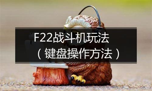 F22战斗机玩法（键盘操作方法）