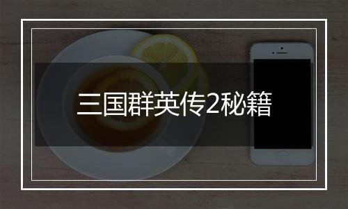 三国群英传2秘籍